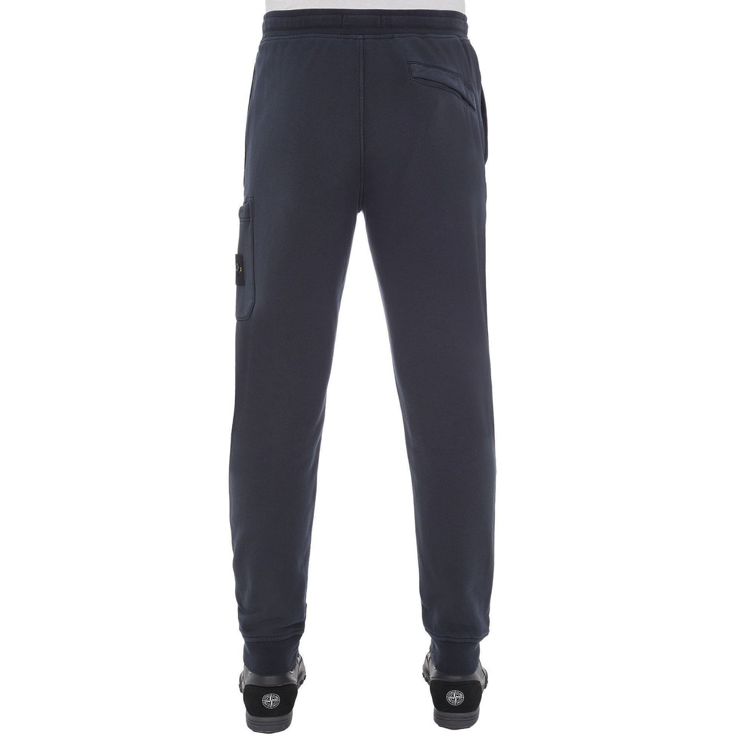 Штаны Stone Island Cotton Fleece Garment Dyed Pocket Jogger - темно-синий XL, фото №4
