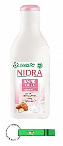 Гель для душу Nidra Bagnolatte Delicato з молочними протеїнами та мигдальним молочком 750 мл (упаковка з 12 шт.) - Фото 1