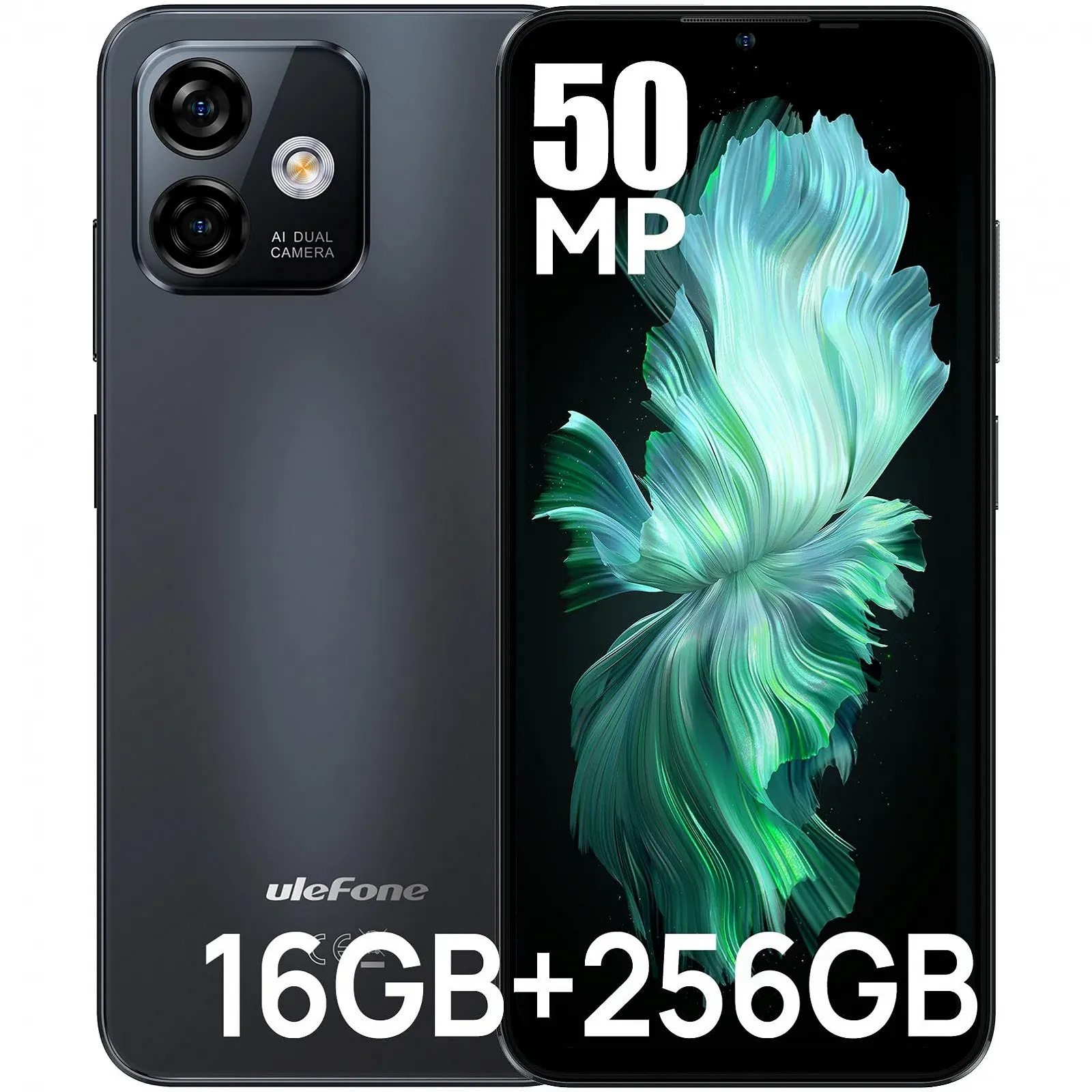 Смартфон Ulefone Note 16 Pro 16/256 ГБ Black, фото №1