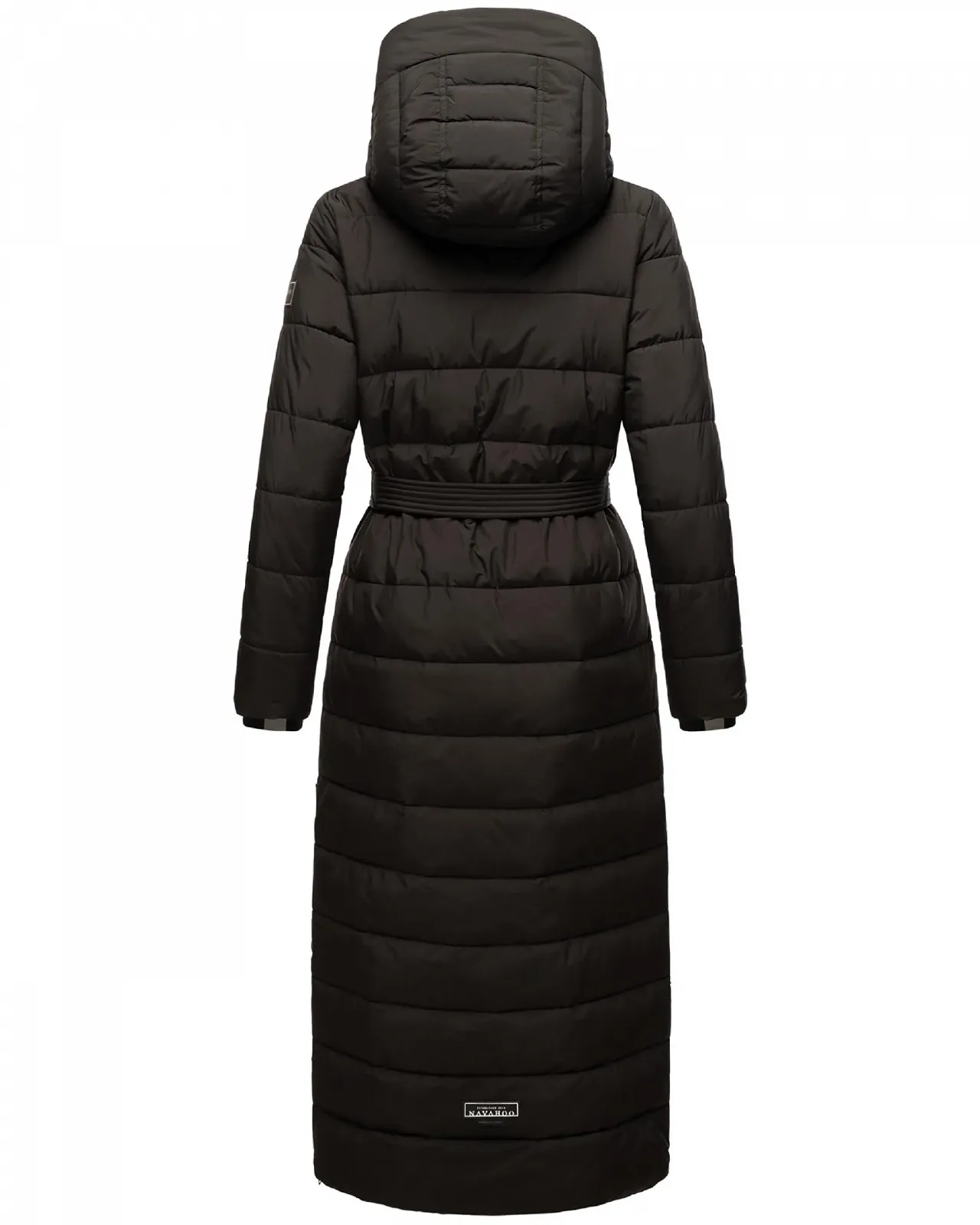Зимове пальто Navahoo Тепле стьобане пальто Довге з капюшоном і поясом на талії Part XIV, фото №3