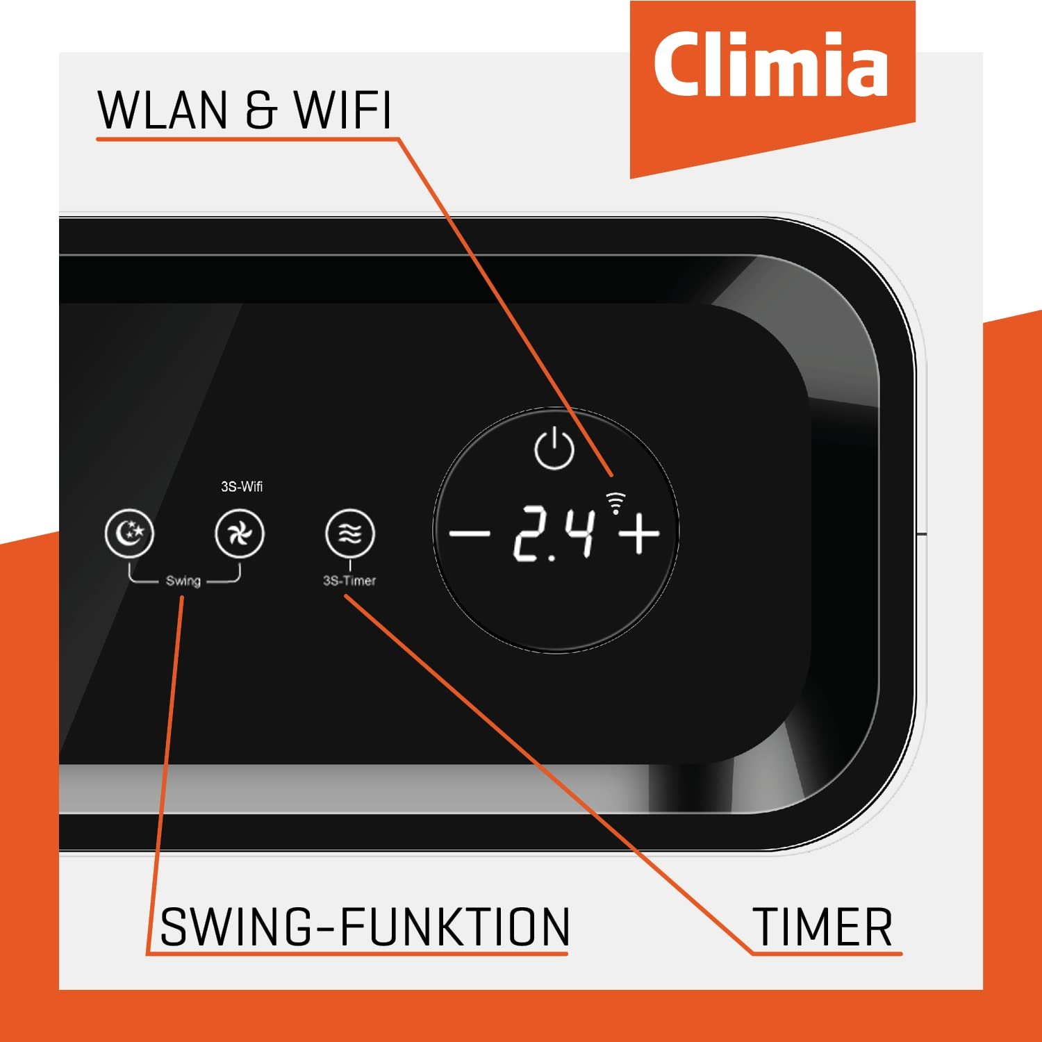 Спліт-кондиціонер Climia CMK 1500 для караванів 5000 BTU/h, фото №5