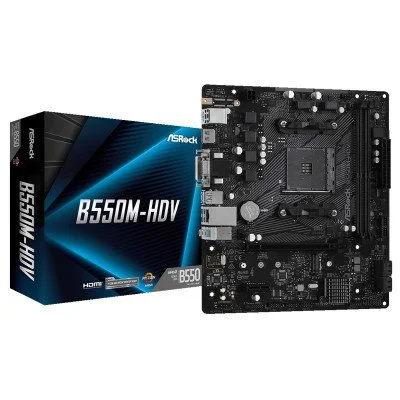 Материнская плата ASRock B550M-HDV, фото №2 Материнская плата ASRock B550M-HDV, фото №2
