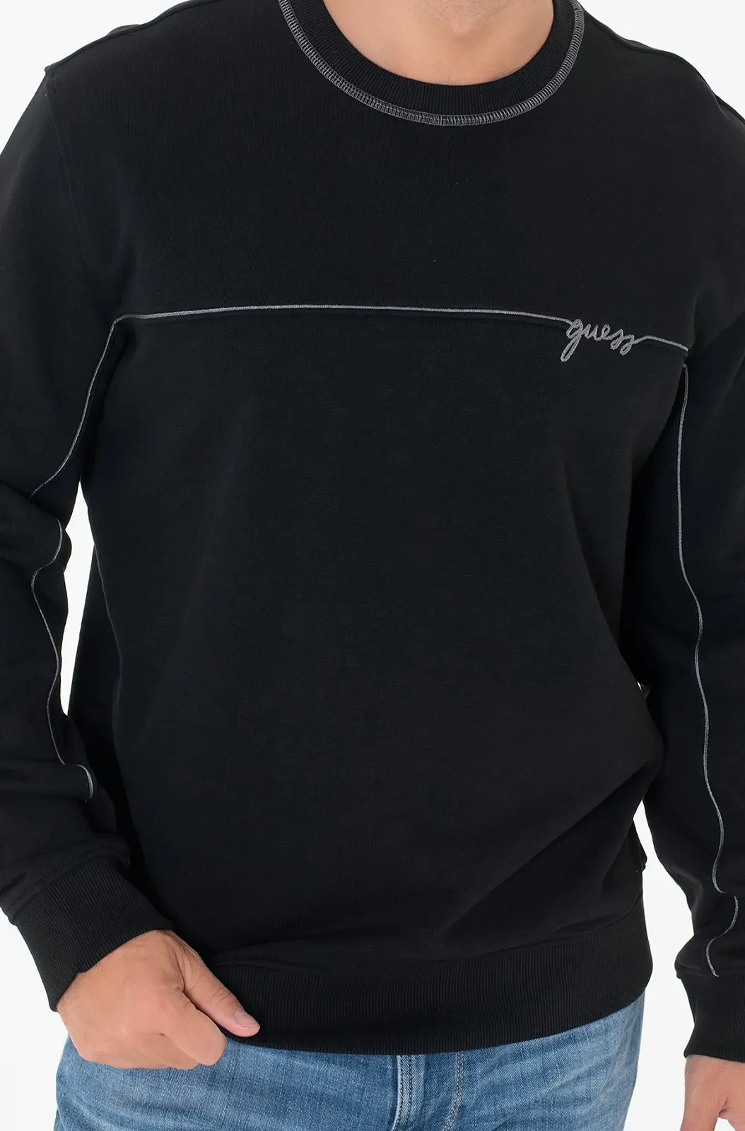 Чоловічий світшот GUESS JEANS / Темно-синій / Розмір L, фото №3