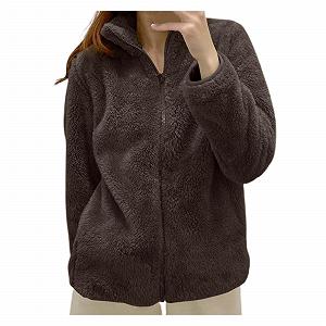 Куртка Teddy Fleece Женская Осенняя Куртка Cuddly Куртка Зимняя Куртка Fluffy Fleece Пальто Teddy Fleece - Фото 1