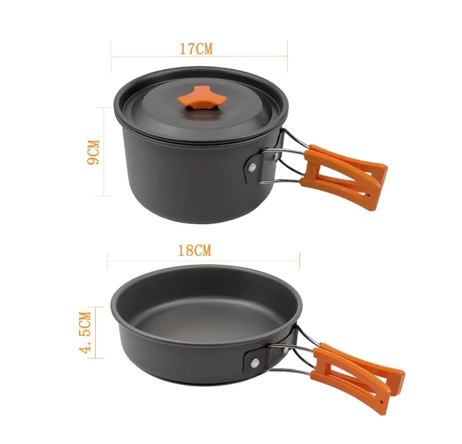 Набор туристической посуды со столовыми приборами HALIN DS-308A, фото №10