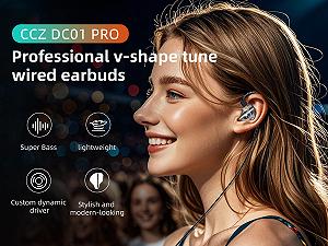 Навушники Yinyoo CCZ DC01 PRO IEM з кабелем потужні баси synthetic.ua - Фото 1