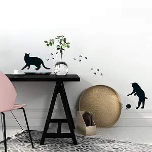 Наклейка Eurographics Deco Sticker DS-KAA1013 Silhouette Cats II 25 x 35 см - Фото 1