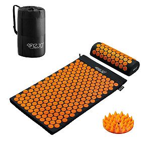 Коврик акупунктурный с валиком 4FIZJO Аппликатор Кузнецова 72 x 42 см 4FJ0042 Black/Orange Коврик акупунктурный с валиком 4FIZJO Аппликатор Кузнецова 72 x 42 см 4FJ0042 Black/Orange