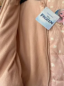 Куртка-пуховик з капюшоном для дівчаток Frozen E plus M synthetic.ua - Фото 1
