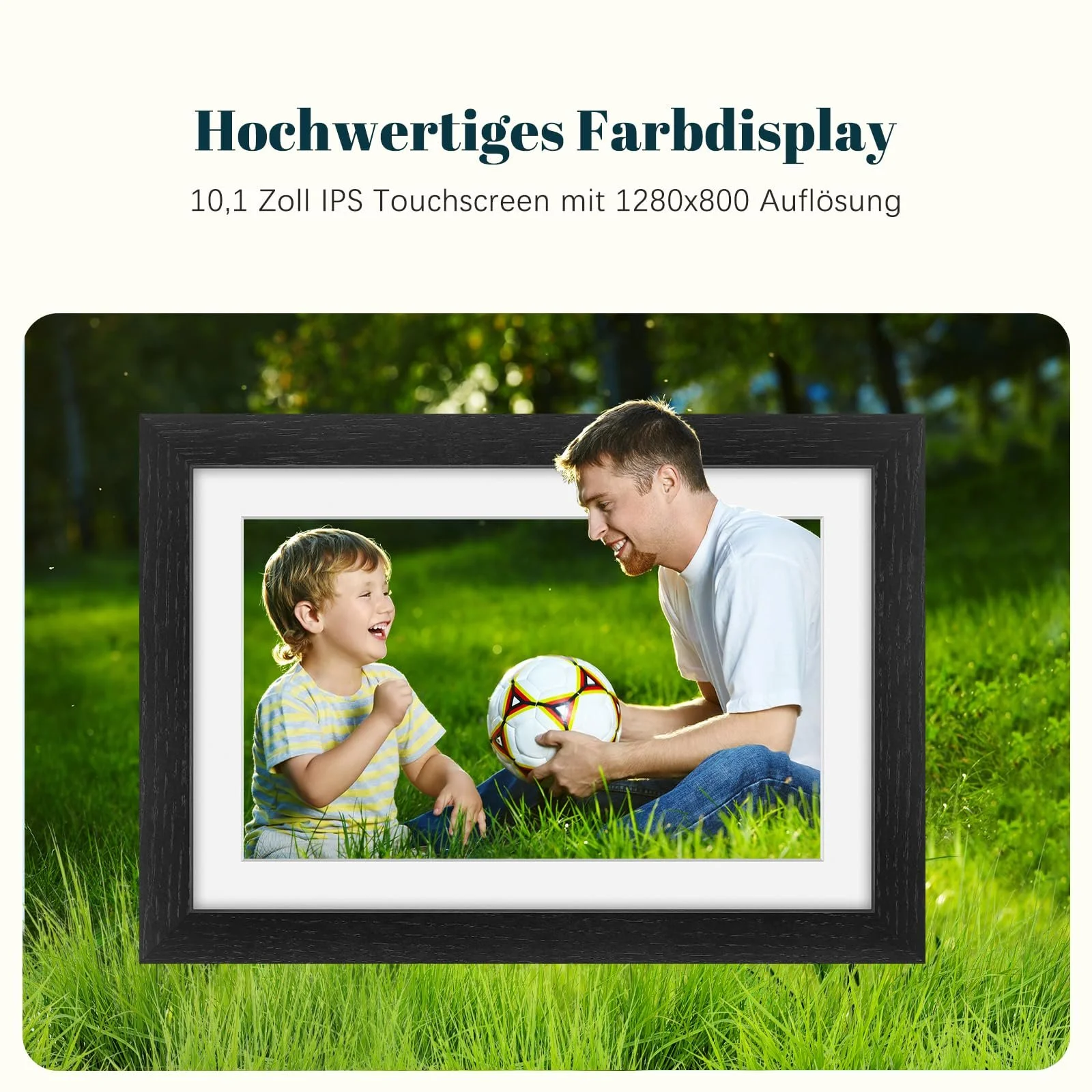 Цифровая фоторамка Frameo WLAN 10.1" 1280 x 800 HD IPS Touchscreen 32 GB, фото №4
