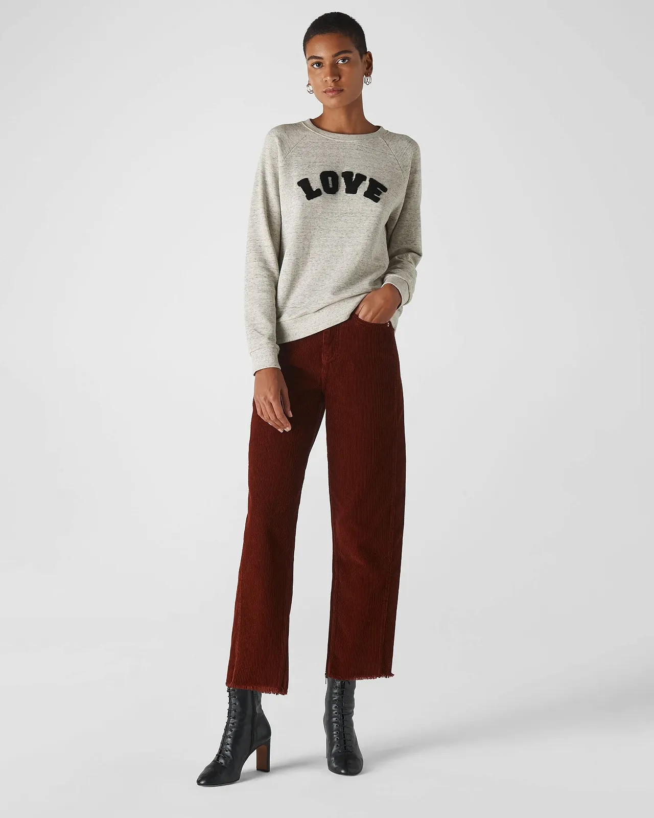 Женская свитшот MAVI LOVE SWEATSHIRT Grey - XS, фото №1