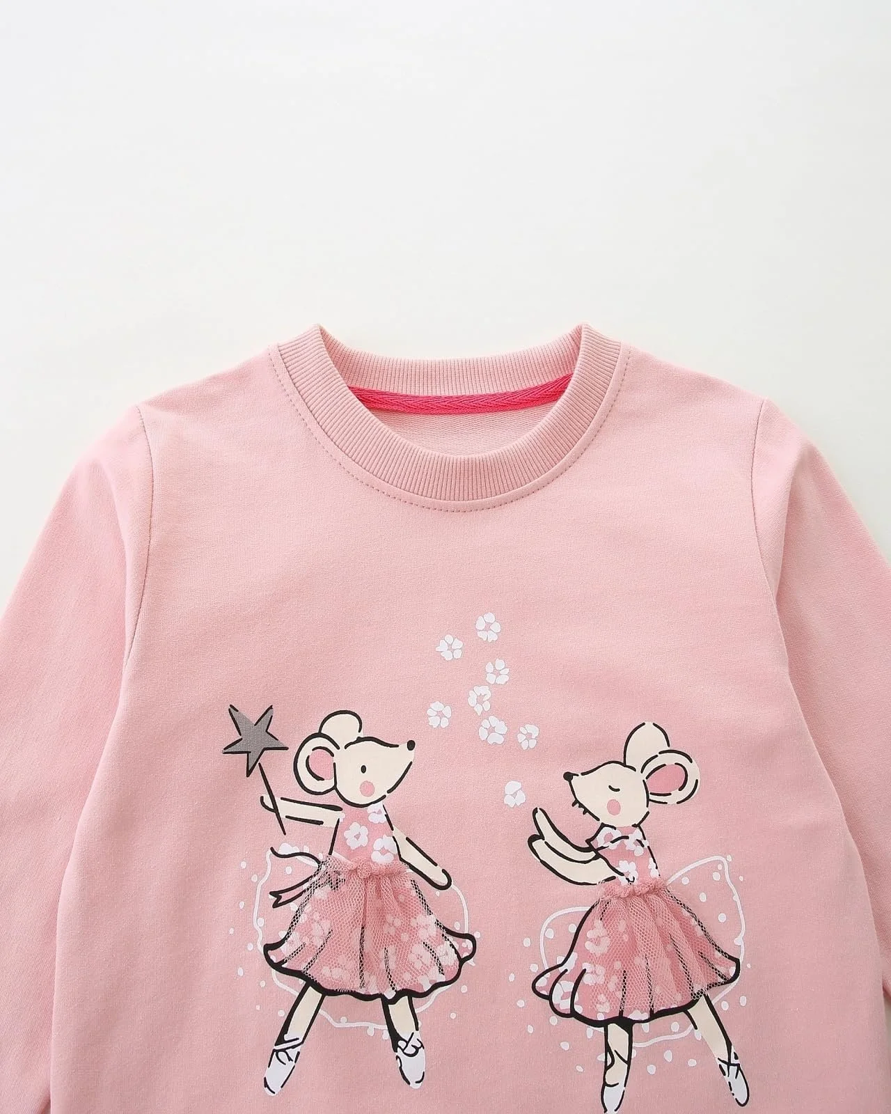 Детский свитшот для девочек Рождественский мультяшный пуловер Хлопковый топ с длинными рукавами Размер 92-122, 1-7 лет, фото №2 Детский свитшот для девочек Рождественский мультяшный пуловер Хлопковый топ с длинными рукавами Размер 92-122, 1-7 лет, фото №2