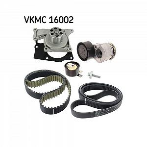 Водяной насос + комплект ремня ГРМ SKF VKMC 16002 для CITROËN DAIHATSU MAZDA NISSAN - Фото 1