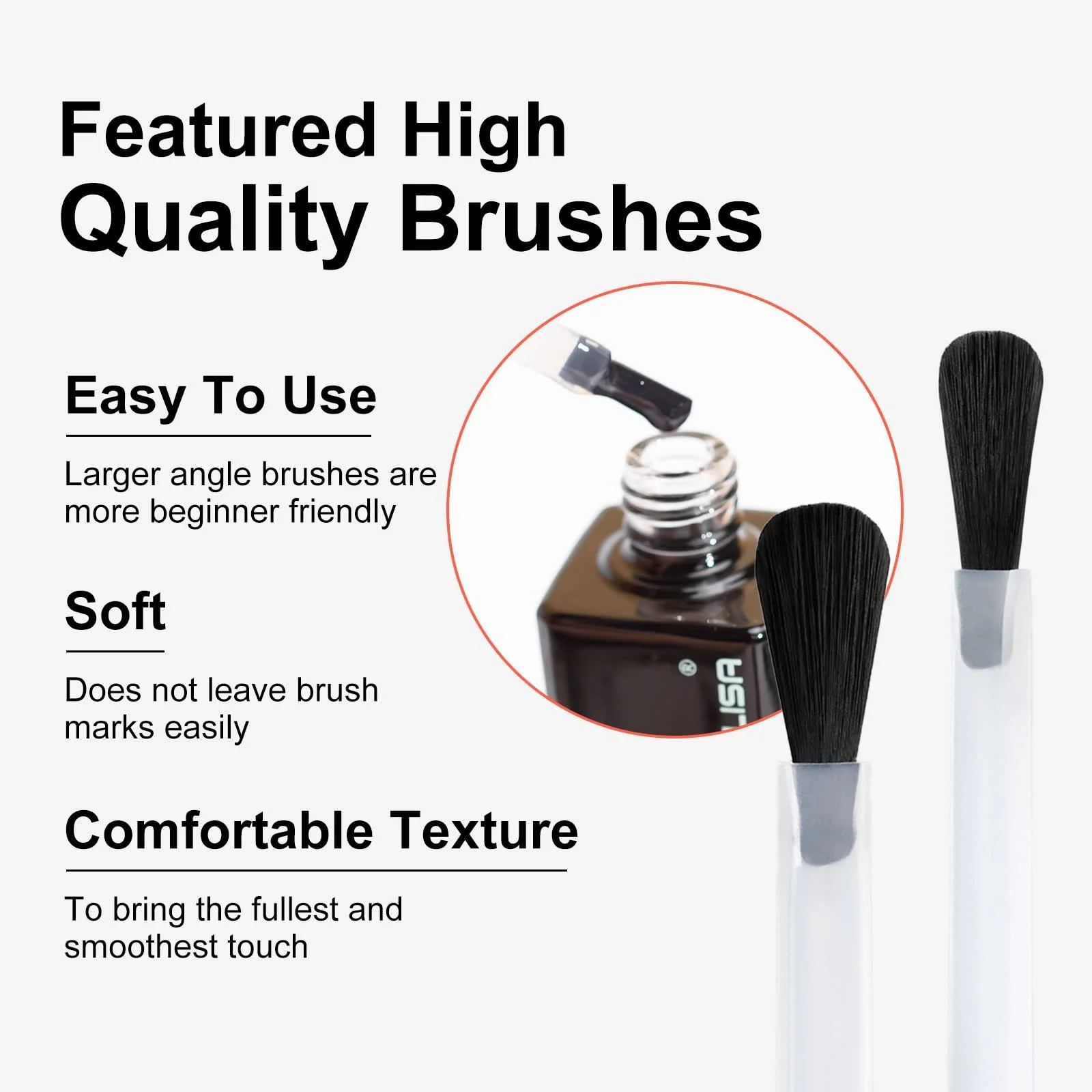 Гель-лак VENALISA Темно-червоний 15 мл, фото №5