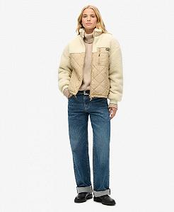 Женская флисовая куртка Superdry Workwear Hybrid synthetic.ua - Фото 1