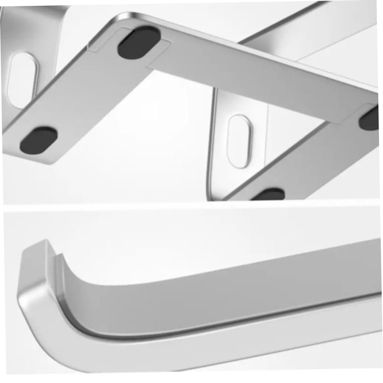 Підставка для ноутбука алюмінієва VILLCASE портативна вентильована для ергономічної роботи для офісу дому ресторану, фото №7