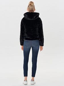 Куртка ONLY Chris Fur Hooded Jacket CC OTW 15156560 Черный XS synthetic.ua - Фото 1