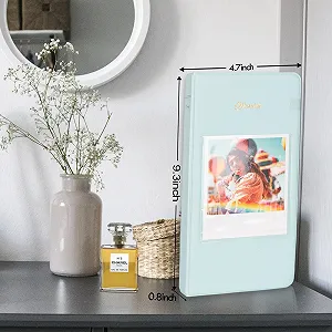 Фотоальбом Rieibi Fujifilm Instax Wide 210 / Wide 300 / Wide 400 3,4 x 4,3 дюйма 64 Pockets synthetic.ua - Фото 1