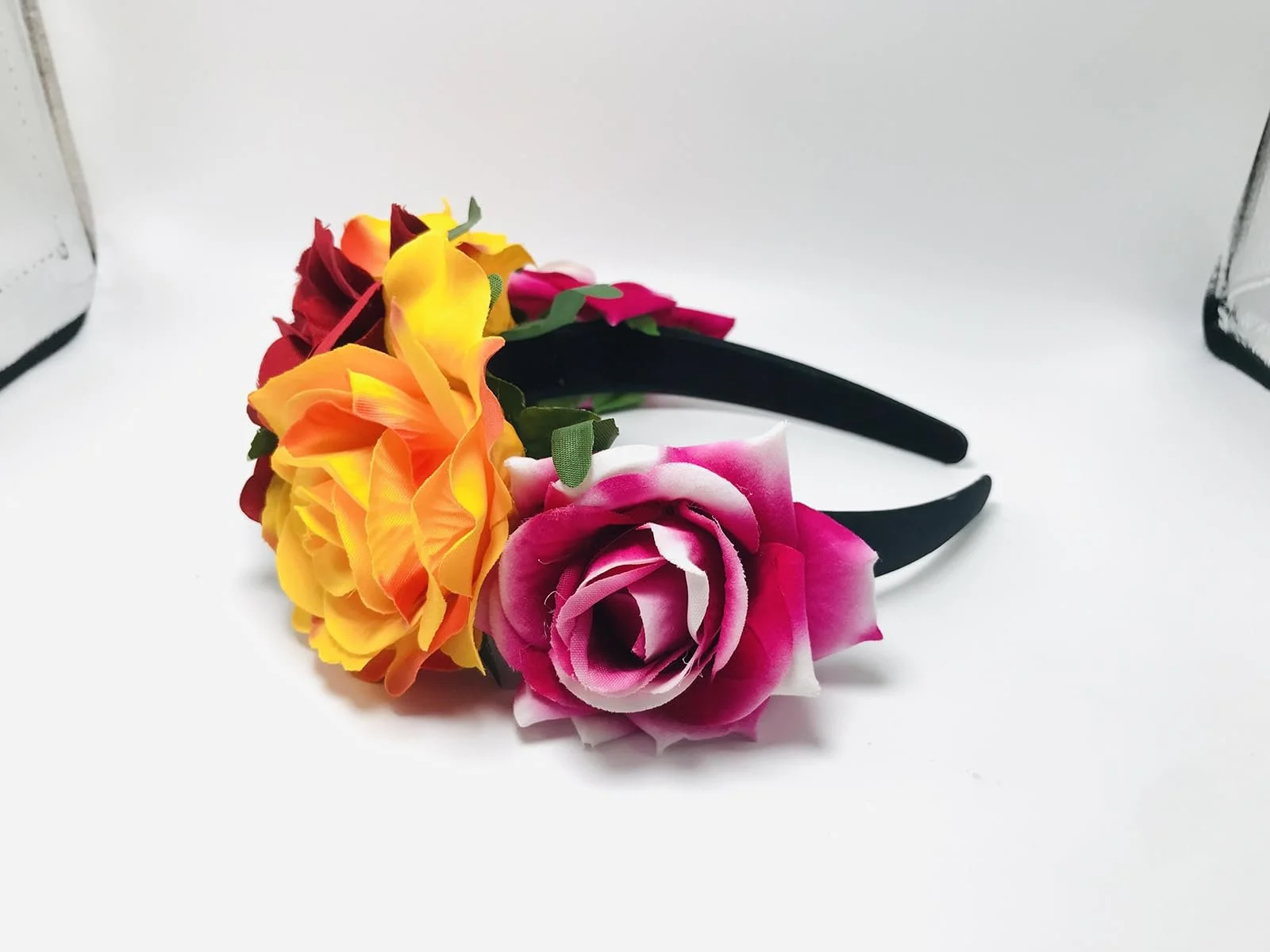 Обруч для волос Цветок Мексиканской розы, фото №5