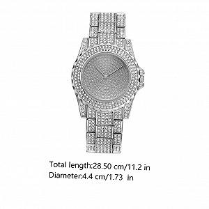 Женские Часы VALICLUD со Стразами Серебряные synthetic.ua - Фото 1