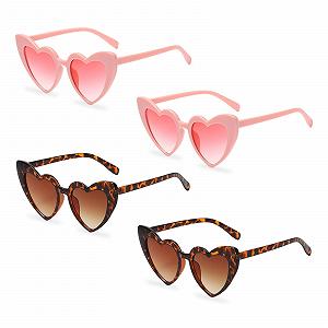 Сонцезахисні окуляри MIVAIUN у формі серця, 4 шт. - Фото 1