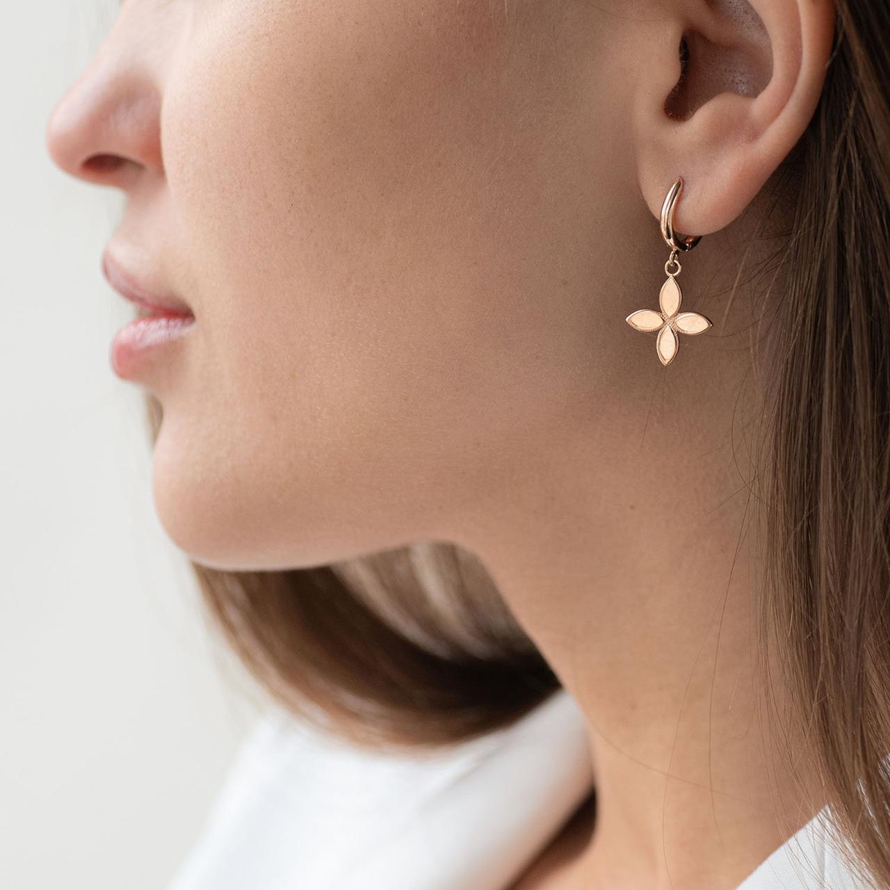 Сергі Клевер в червоному золоті с07127 Онікс, фото №1