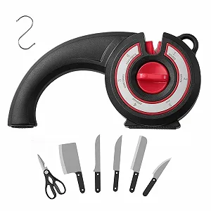 Точилка для ножів ручна Professional 6 в 1 ергономічний дизайн - Фото 1