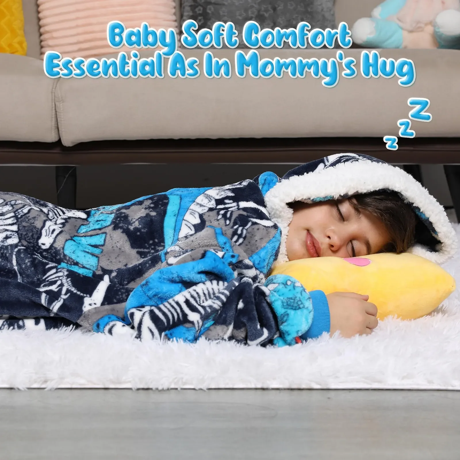 Худі-ковдра Winthome Oversized, Фланелева толстовка, фото №2