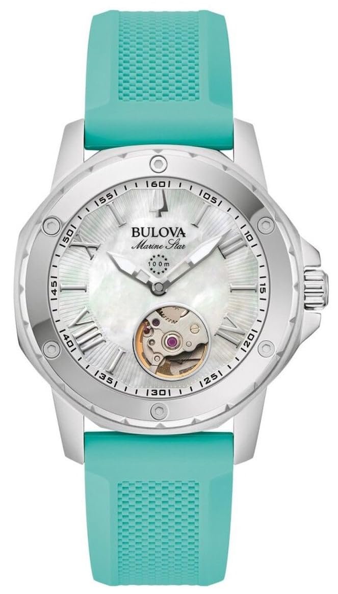 Автоматические часы Bulova 96L325, серебряный, Ремешок., фото №1 Автоматические часы Bulova 96L325, серебряный, Ремешок., фото №1