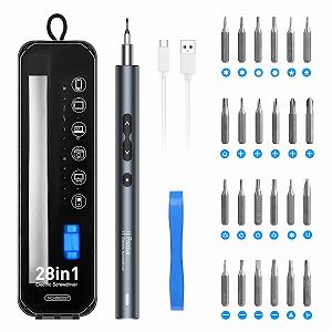 Електрична викрутка Ankilo 28 в 1 24 біти світлодіодні вогні - Фото 1