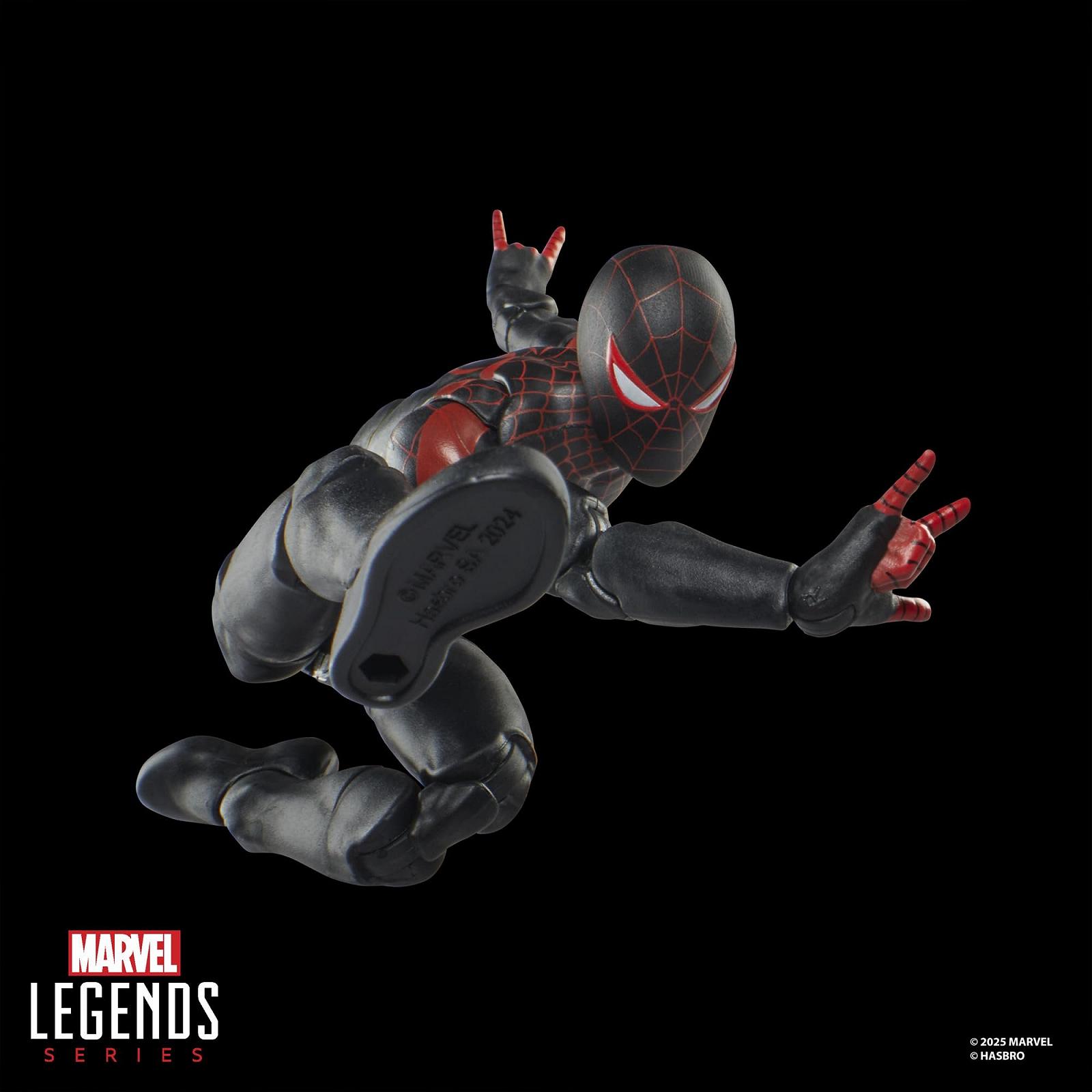Фигурка Человек-паук Майлз Моралес Marvel Legends Series Ultimate, Черный, фото №6
