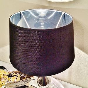 Настільна лампа Lovely кераміка 60 см сріблястий/чорний synthetic.ua - Фото 1