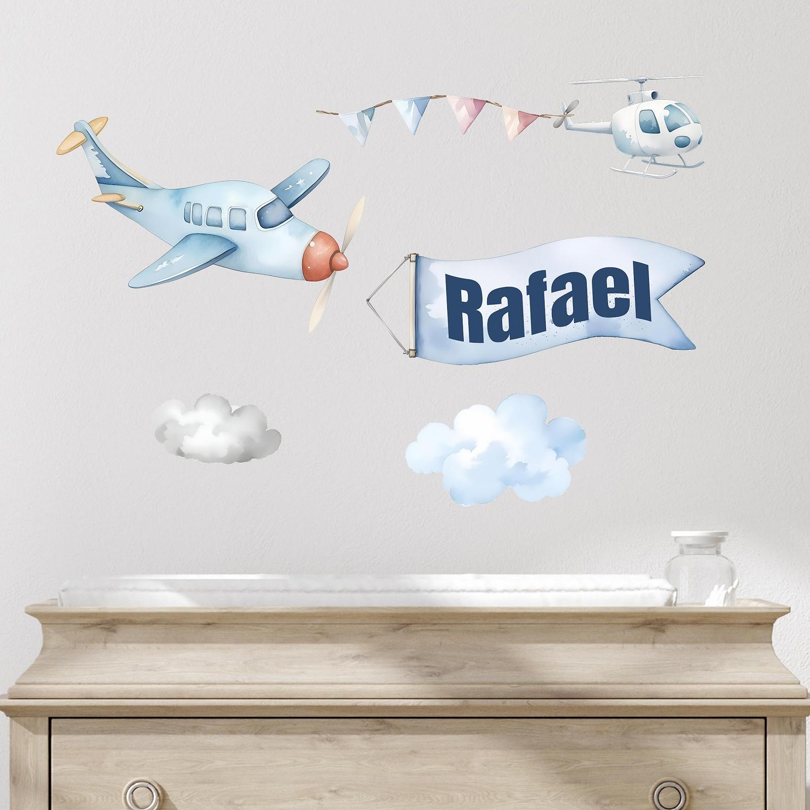 Наклейка на стіну GRAZDesign Aeroplane and Helicopter DIN A4 для дверей, стін та шаф з можливістю напису, фото №5 Наклейка на стіну GRAZDesign Aeroplane and Helicopter DIN A4 для дверей, стін та шаф з можливістю напису, фото №5