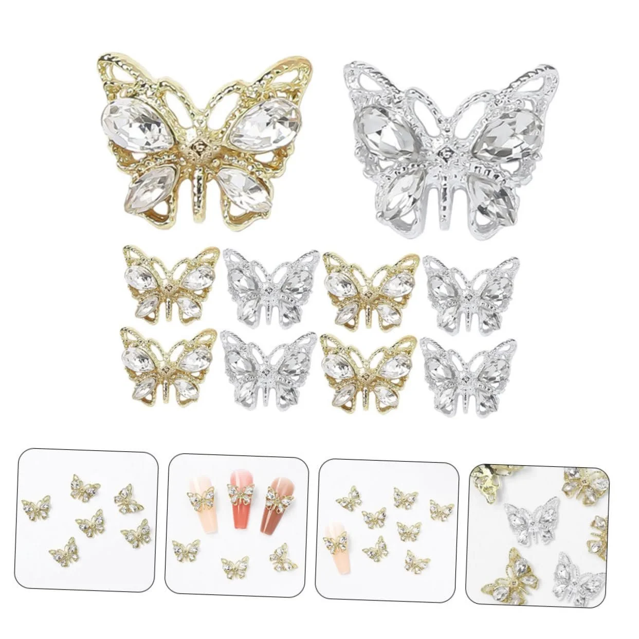 Прикраси для нігтів Метелики, фото №5