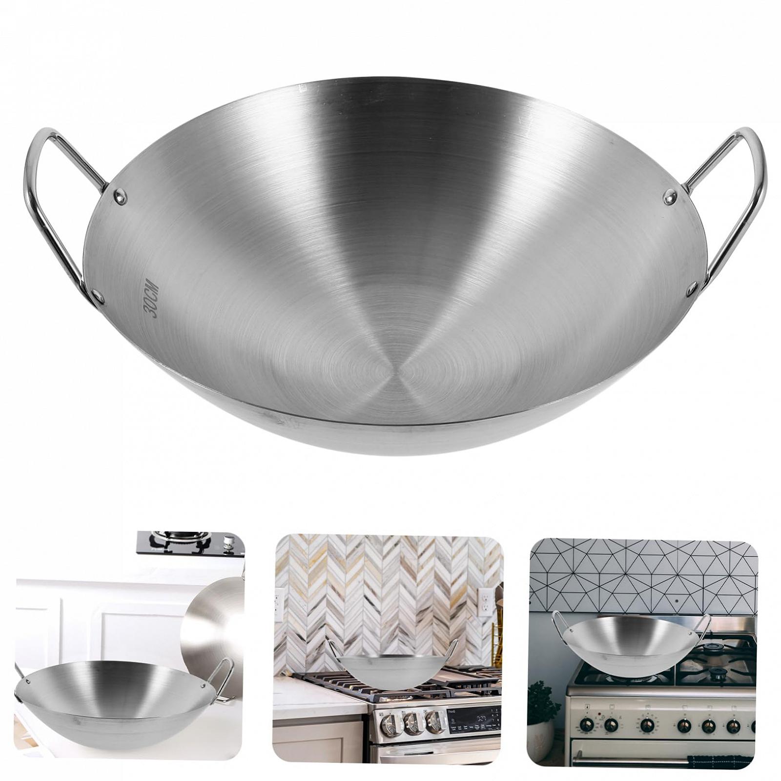 Сковорода MAGICLULU Stainless Steel Wok, фото №6