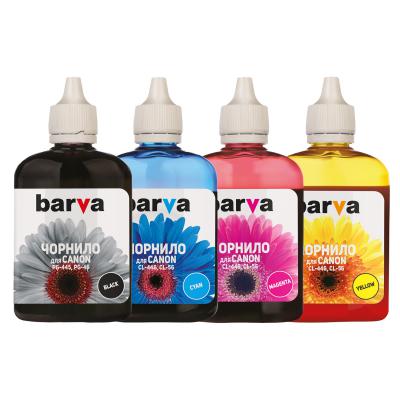 Чернила BARVA CANON PG-445BL + CL-446 C/M/Y 4х90г CPG445-090-MP, фото №1