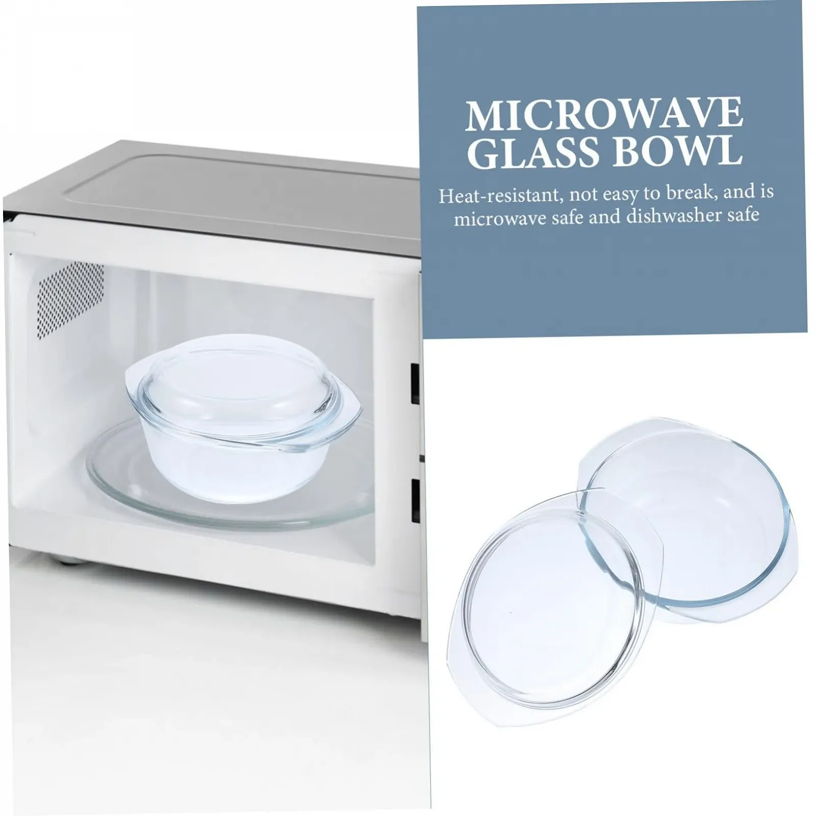 Форма для запекания Gadpiparty с крышкой стеклянная термостойкая для микроволновой печи и духовки, фото №4