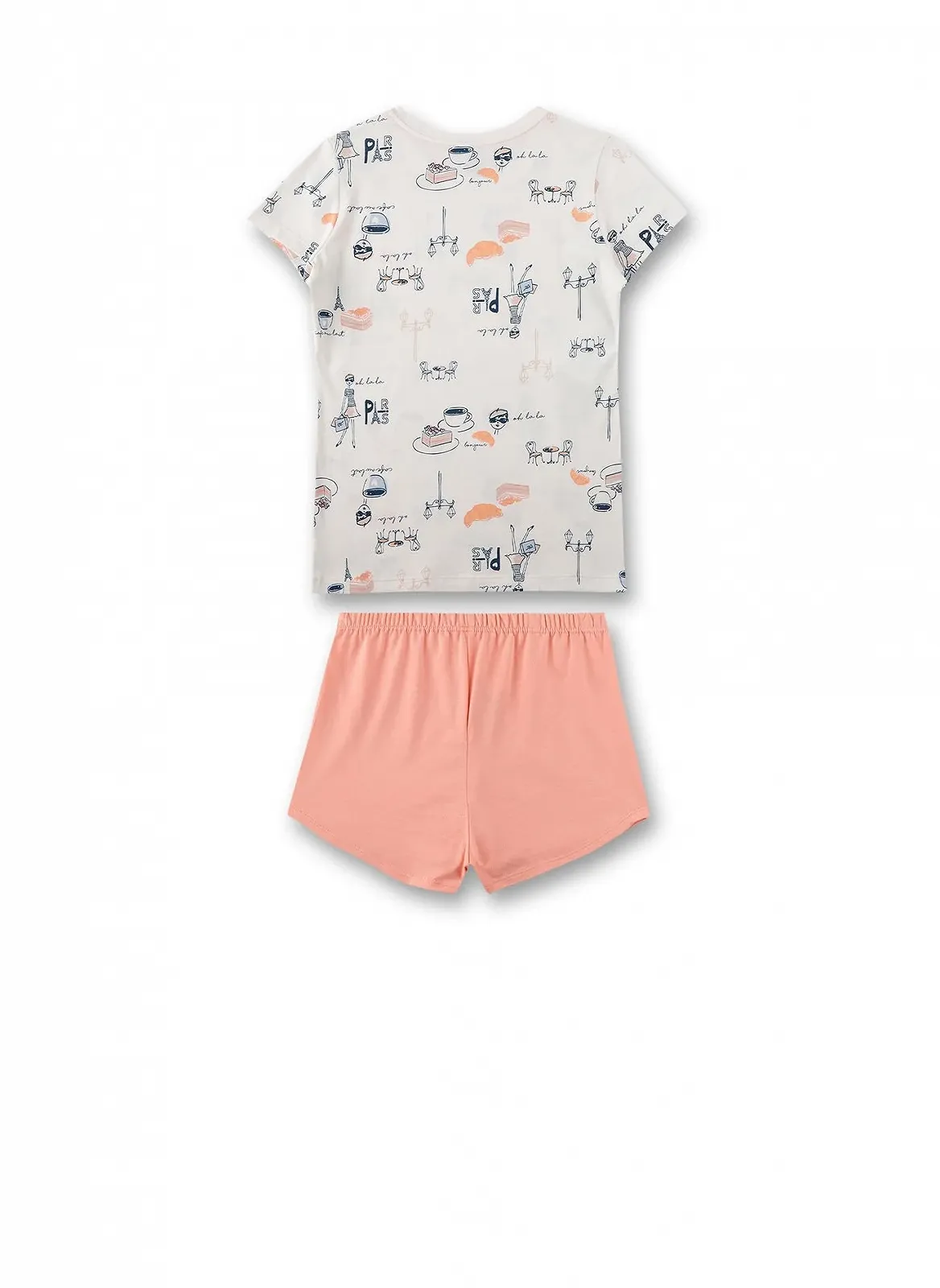 Коротка піжама Sanetta для дівчаток, фото №2 Коротка піжама Sanetta для дівчаток, фото №2