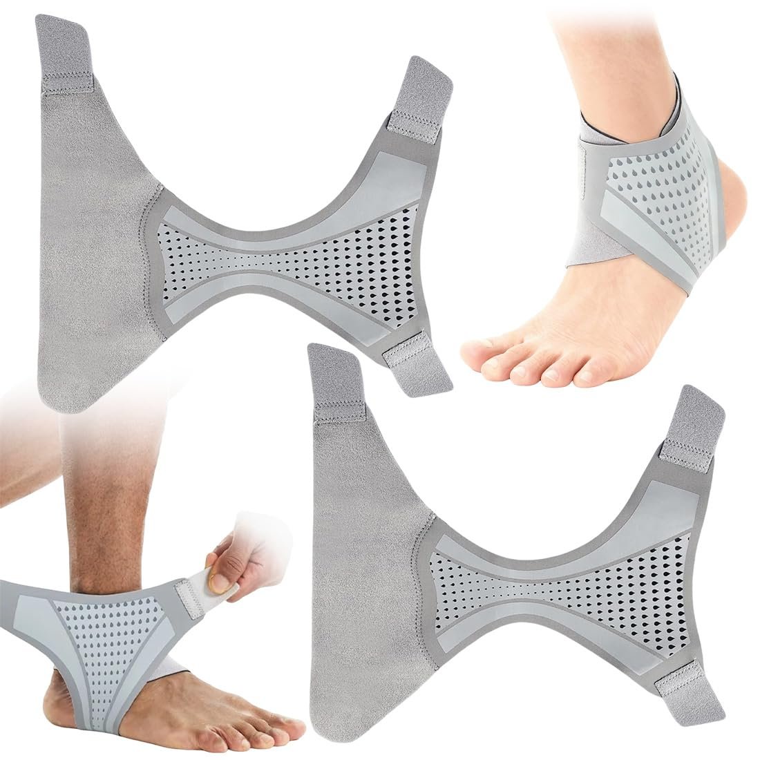 Бандаж для гомілковостопного суглоба Дихаючий Регульований (2 шт.), фото №1