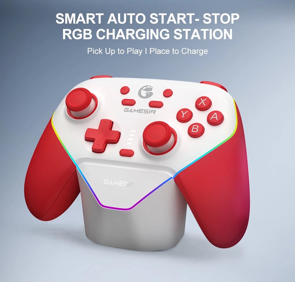 Геймпад GameSir Super Nova Whipped Red + Док-станція, фото №10