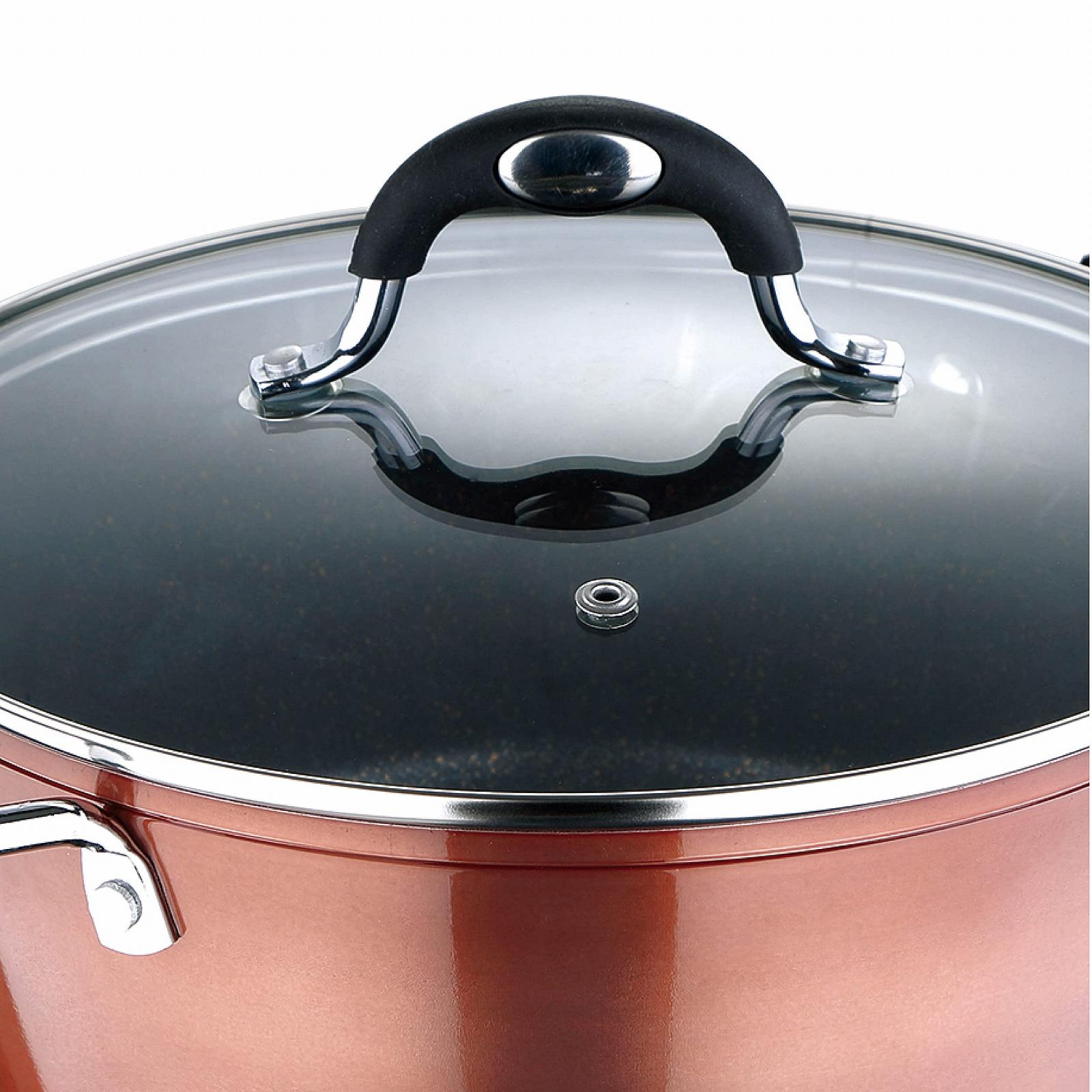 bmr-versand Набор кастрюль для индукционных плит с сковородой 5 шт. алюминий, фото №6 bmr-versand Набор кастрюль для индукционных плит с сковородой 5 шт. алюминий, фото №6