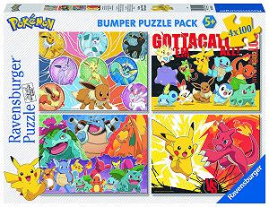 Купить Пазл Ravensburger 05651 Pokémon Buddies 4 x 100 элементов - Фото 1 Пазл Ravensburger 05651 Pokémon Buddies 4 x 100 элементов - Фото 1