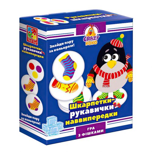 Игра настольная Crazy Koko Носки-перчатки укр [tsi210943-TSI], фото №1