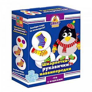 Игра настольная Crazy Koko Носки-перчатки укр [tsi210943-TSI] - Фото 1