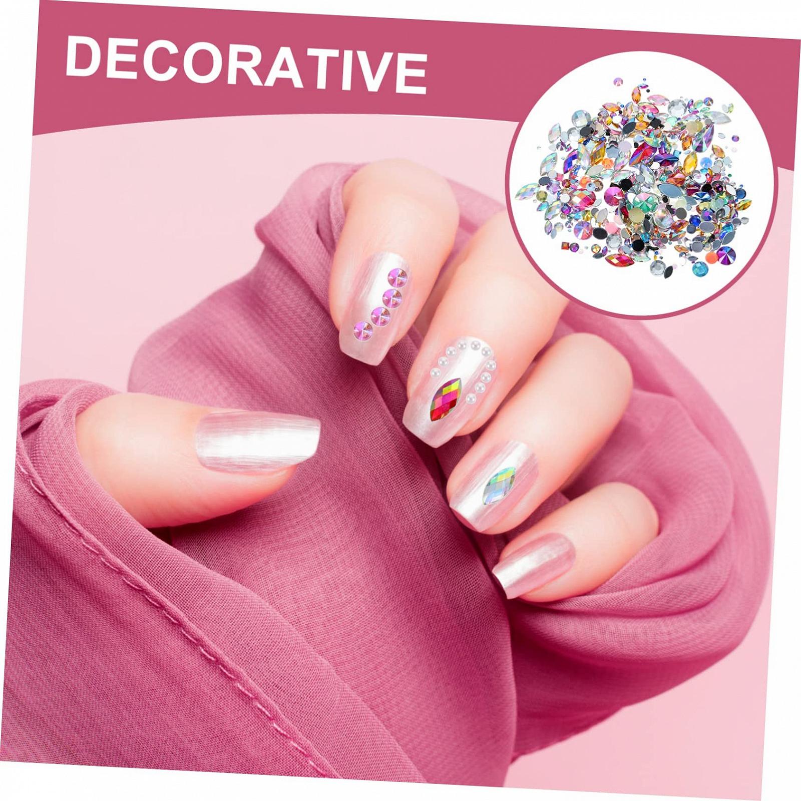 Стразы Плоские Акриловые Стразы 300 шт, фото №8