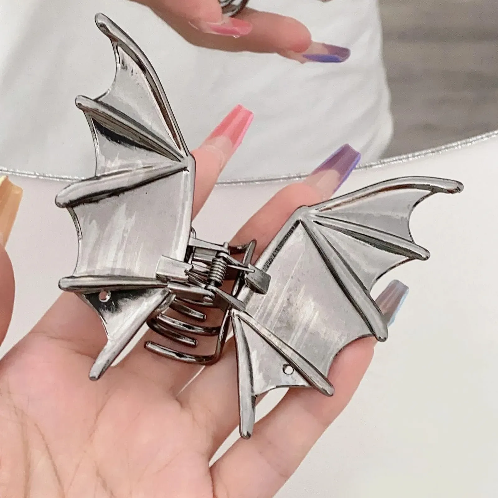 Заколка для волос Halloween Bat, в форме крыльев летучей мыши, черная, фото №9 Заколка для волос Halloween Bat, в форме крыльев летучей мыши, черная, фото №9