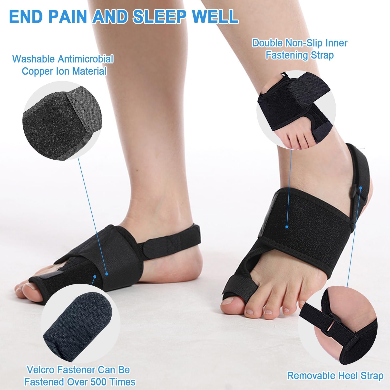 Шина для коррекции Hallux Valgus, 2 x шины для коррекции, фото №3