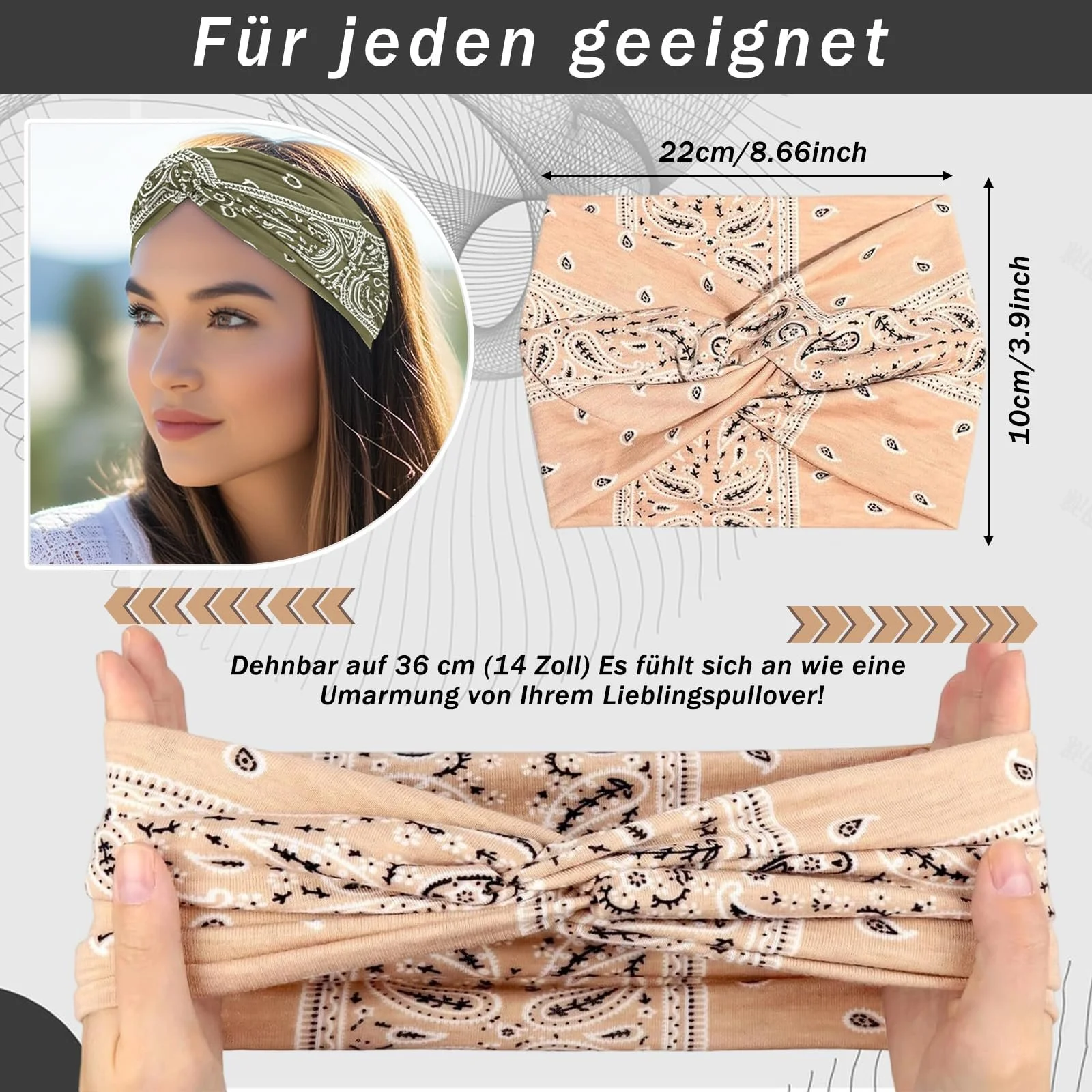 Набір пов'язок для волосся жіночих, фото №5