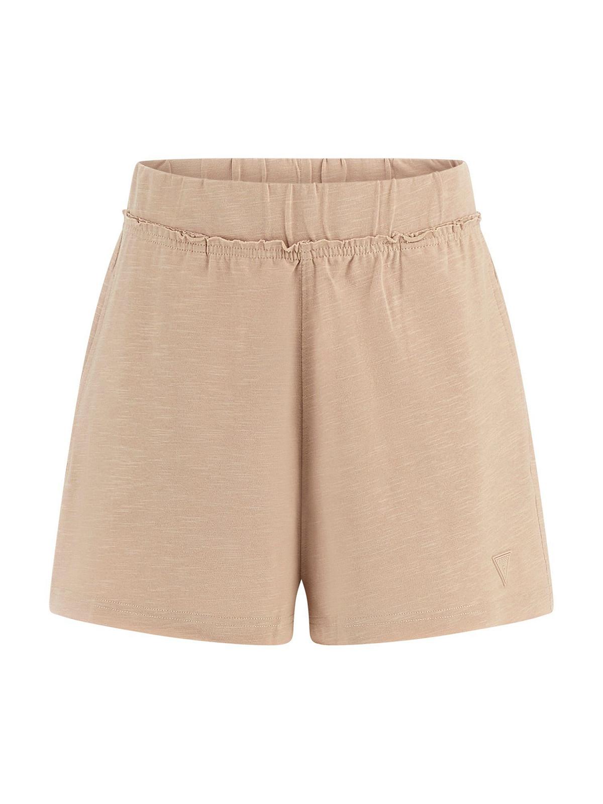 Жіночі шорти GUESS Бежевий-меланж - S, фото №1 Жіночі шорти GUESS Бежевий-меланж - S, фото №1