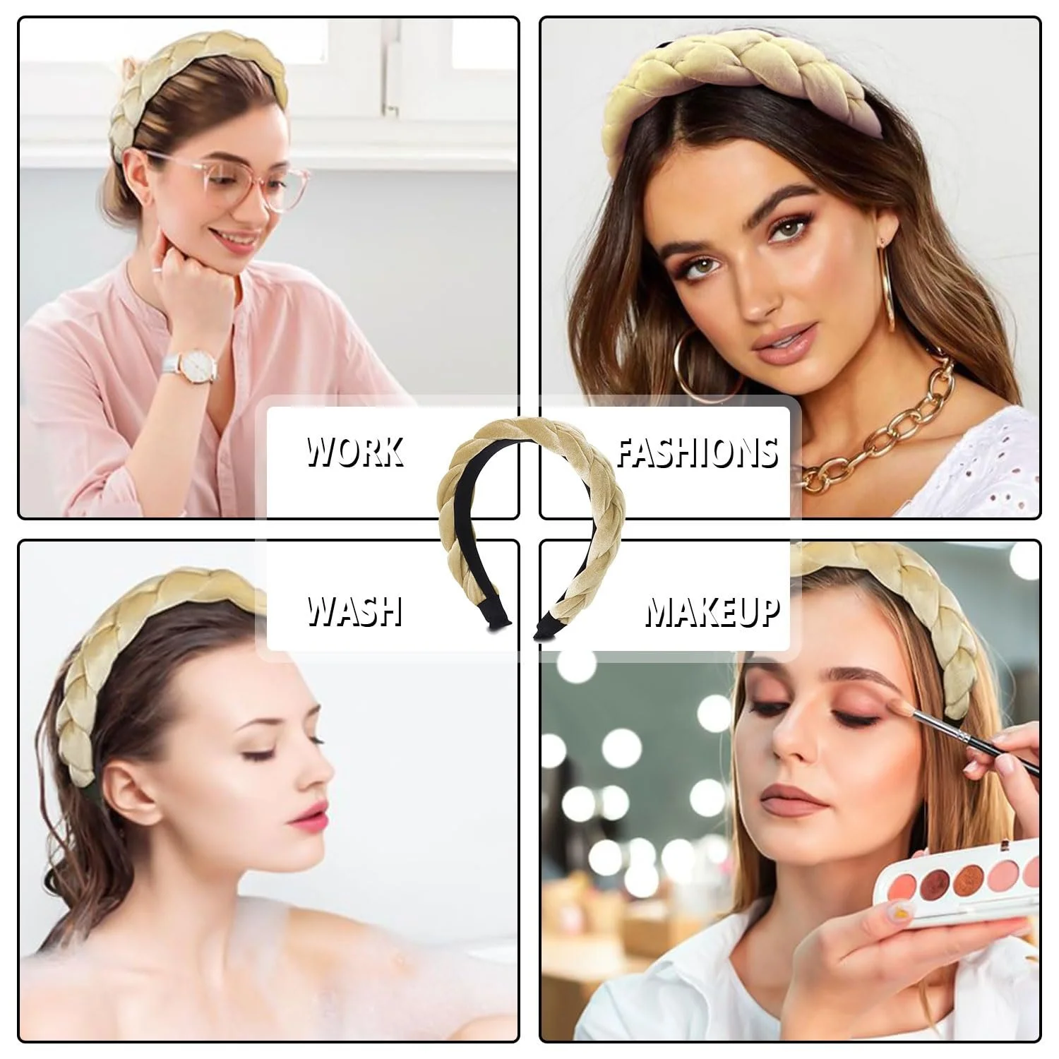 Обруч для волосся Favuit Оксамитовий, фото №7